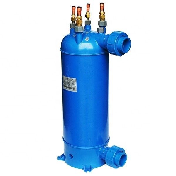 Spirale di titanio PVC conchiglia scambiatore di calore acqua-acqua per la caldaia di piscina
