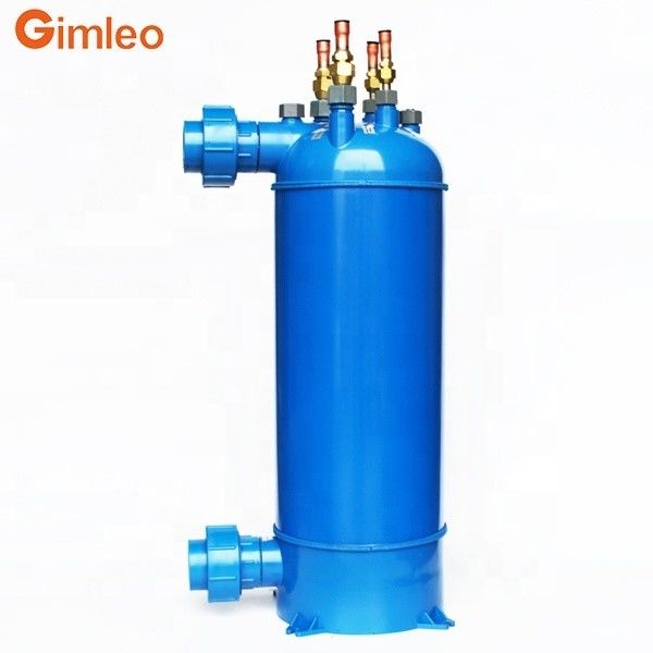Spirale di titanio PVC conchiglia scambiatore di calore acqua-acqua per la caldaia di piscina