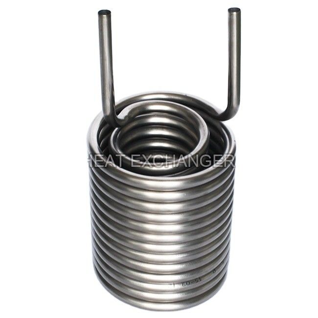Coil di raffreddamento in titanio di grado TA1 9,52 mm 12,7 mm 16 mm 19 mm per il trasferimento di calore