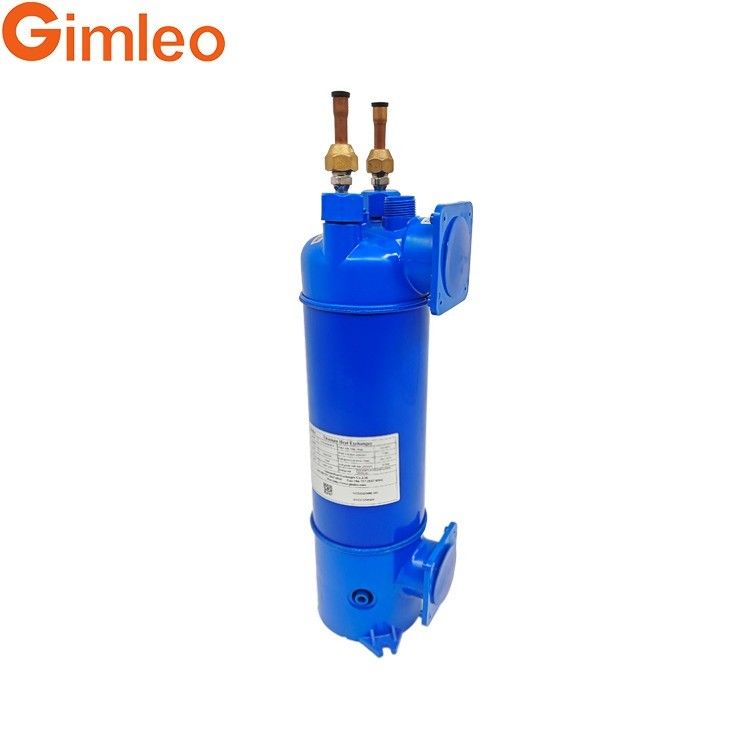 scambiatori di calore per piscina da 3 HP MHTA-3 con guscio in PVC / uscita di refrigerazione da 9,52 mm