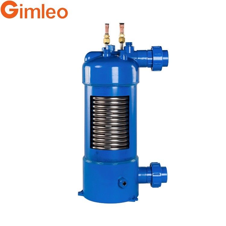 scambiatore di calore in tubo di titanio MHTA-3 con guscio in PVC / connettore di refrigerante 12.7