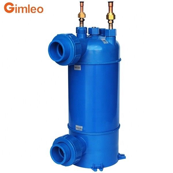 scambiatore di calore in tubo di titanio MHTA-3 con guscio in PVC / connettore di refrigerante 12.7