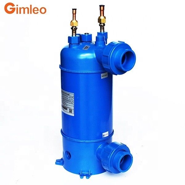 scambiatore di calore in tubo di titanio MHTA-3 con guscio in PVC / connettore di refrigerante 12.7