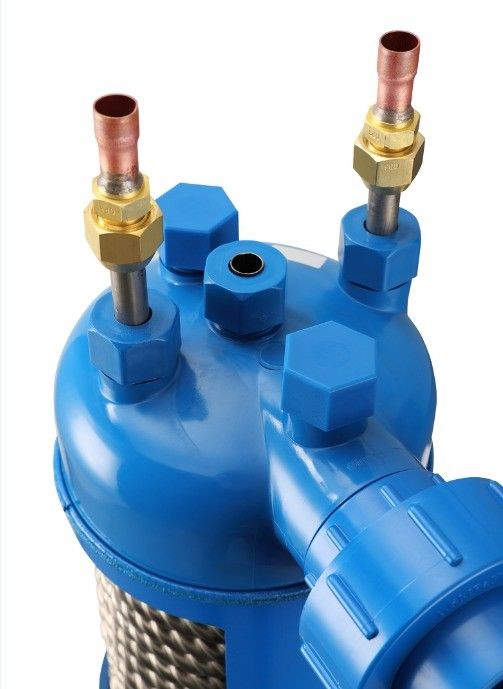 Scambiatore di calore di piscina in tubi di titanio in PVC per piscine pompa di calore MHTA-15