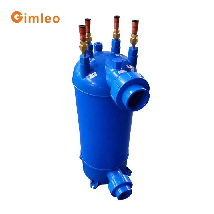 Scambiatore di calore di piscina in tubi di titanio in PVC per piscine pompa di calore MHTA-15