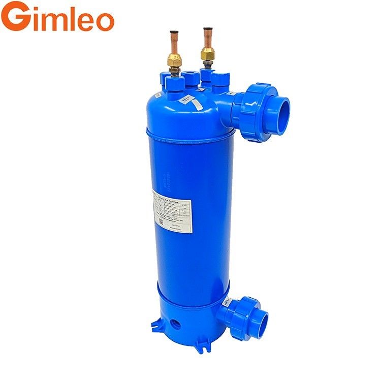 scambiatore di calore a bobina di tubo a spirale di titanio, pompa di calore per piscina scambiatore di calore MHTA-5