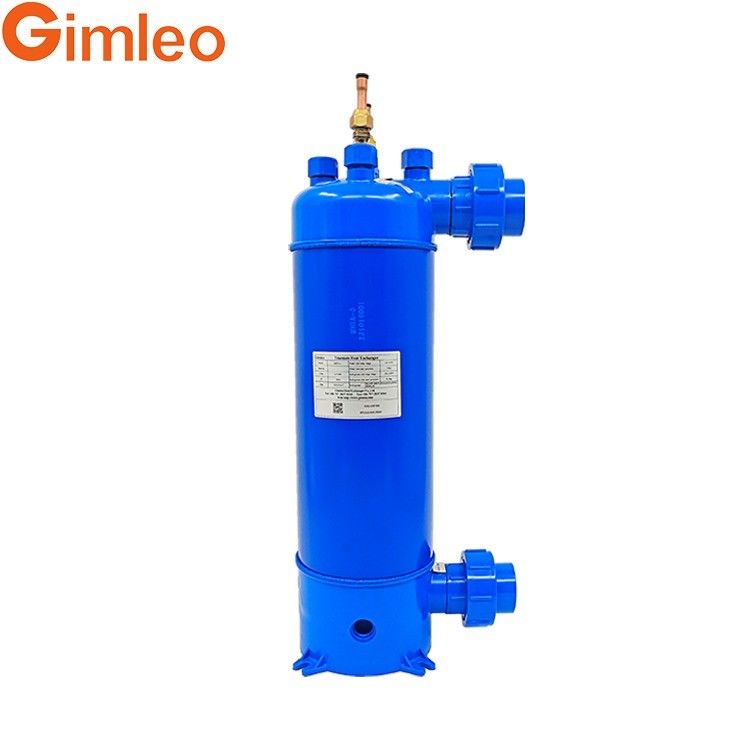 scambiatore di calore a bobina di tubo a spirale di titanio, pompa di calore per piscina scambiatore di calore MHTA-5