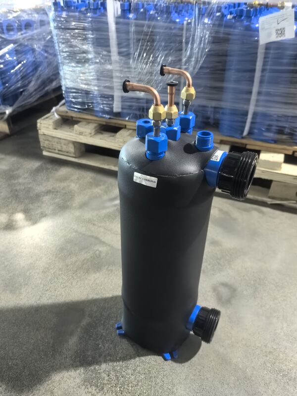 Gli scambiatori di calore di titanio di isolamento di Gimleo ETA-0.5 utilizzati come evaporatori per sistemi industriali di gestione termica