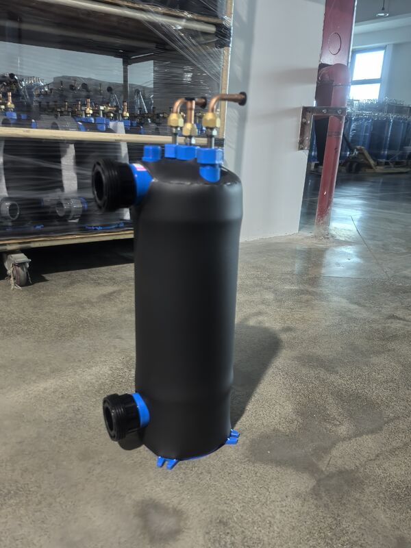 Scambiatore di calore a refrigerazione con connessione idrica da 2 pollici ETA-0.5 che fornisce elevata resistenza alla corrosione e temperatura di uscita di 7 °C per il raffreddamento HVAC