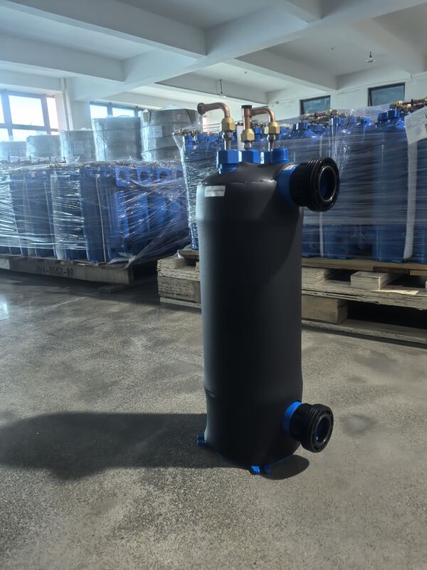 Scambiatore di calore industriale al titanio dal design compatto ETA-0.75 PVC Materiali in titanio Soluzione di raffreddamento durevole per applicazioni industriali