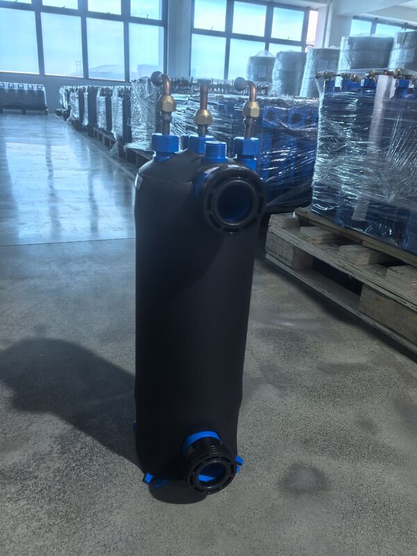 Temperatura uscita 7C Scambiatore di calore del refrigeratore ETA-1 Design compatto Attacco acqua 2 pollici Apparecchiature di raffreddamento progettate per l'industria