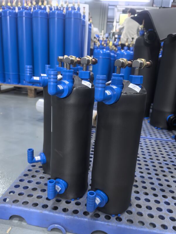 Scambiatore di calore ad acqua oceanica conforme a ISO 9001 MHTA-1 progettato come condensatore o evaporatore per il raffreddamento in ambito industriale e marittimo