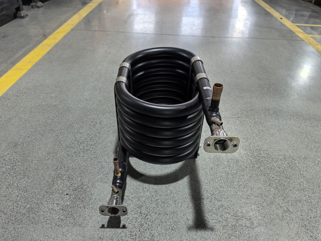 Capacità di riscaldamento da 6 a 300 kW Scambiatore di calore coaxiale funzionante a temperatura da -50 a 150 gradi Celsius Sistema di trasferimento di calore