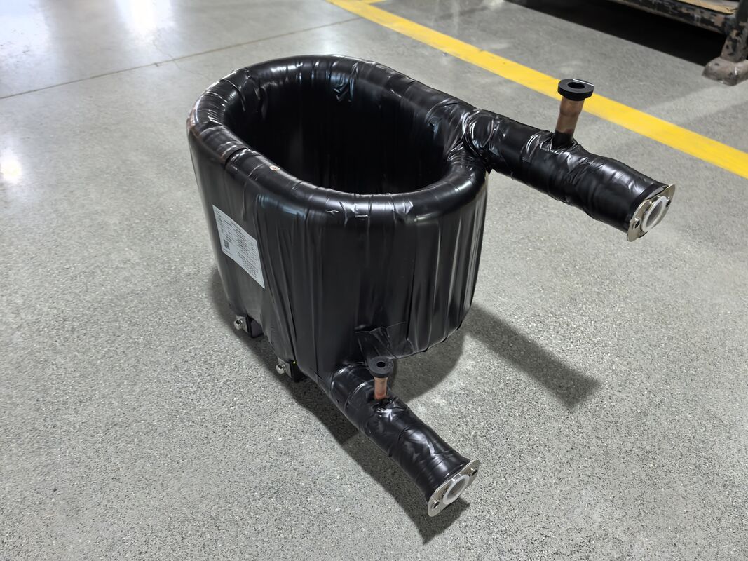 Intervallo di temperatura di lavoro -50 a 150 gradi Scambiatore di calore coassiale tubo nella struttura del tubo Capacità di riscaldamento da 6 a 300 kW Progettato per sistemi HVAC