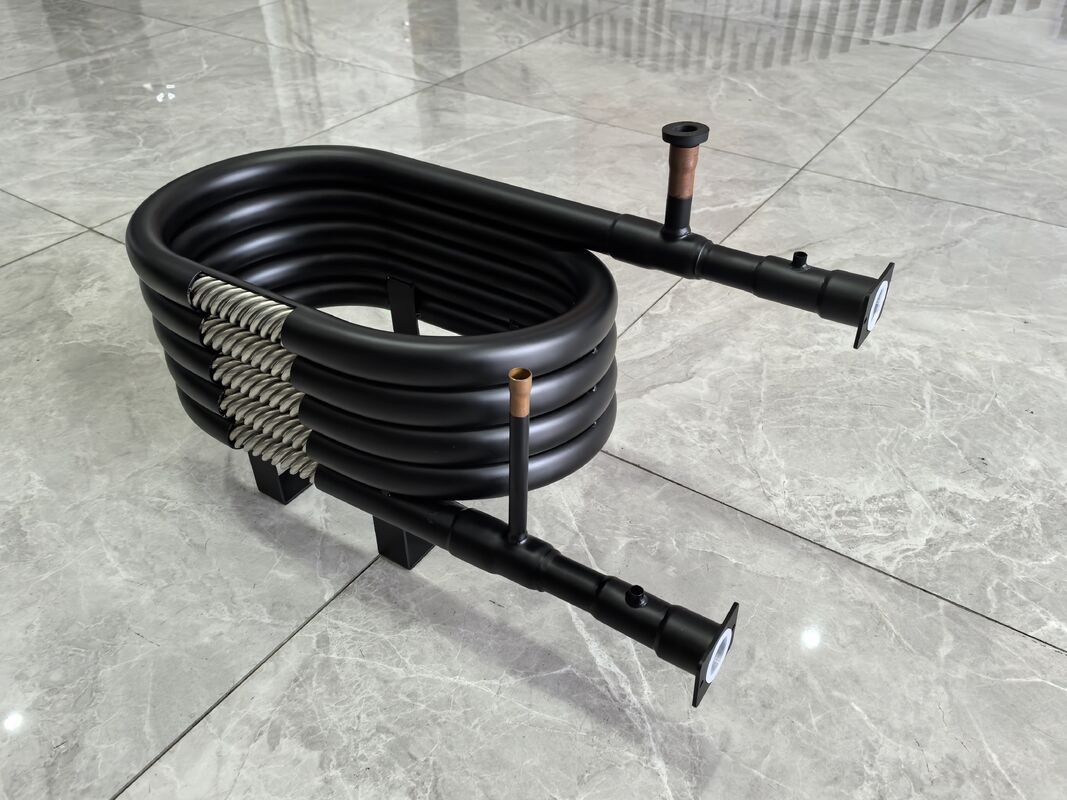 Altezza mm 120 a 1000 scambiatore di calore coassiale tubo in tubo scambiatore di calore pressione massima di lavoro 5,0MPa ideale per il raffreddamento del processo