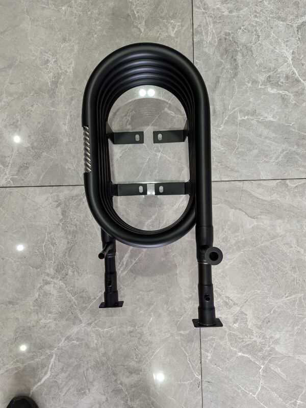 Pressione laterale dell'acqua 1.0Mpa Scambiatore di calore coaxiale progettato per la pressione laterale del refrigerante 4.2Mpa e la gamma di temperatura di lavoro 0C a 150C