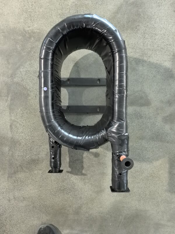 Capacità di calore da 6 a 300 kW Scambiatore di calore coaxiale Pressione laterale dell'acqua 1.0Mpa Porto di carico Porto Shunde o modelli personalizzati