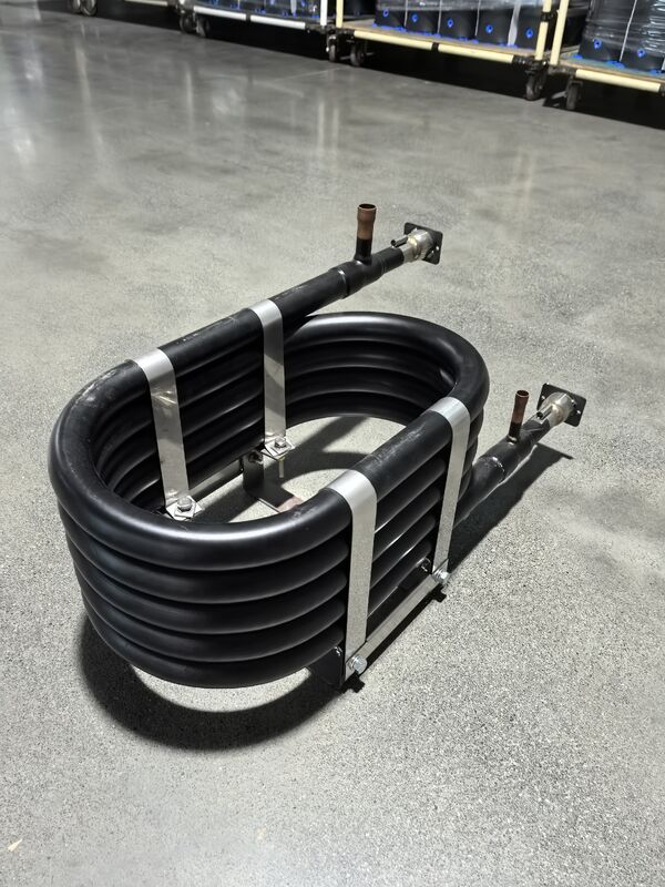 Scambiatore di calore coassiale ad alta efficienza con pressione massima di 4,2 MPA e opzioni in acciaio inossidabile rame titanio