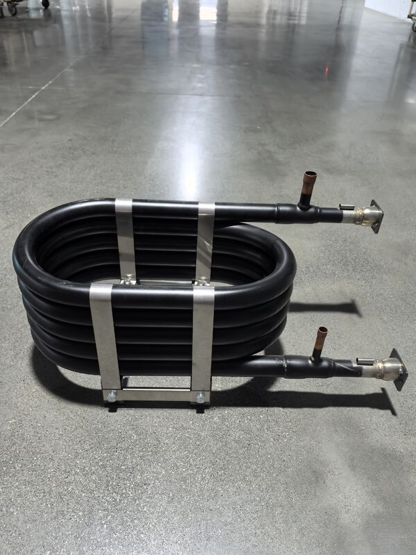 High Thermal Efficiency Coaxial Heat Exchanger with 4.2MPa Max Pressure and Stainless Steel/Copper/Titanium Construction