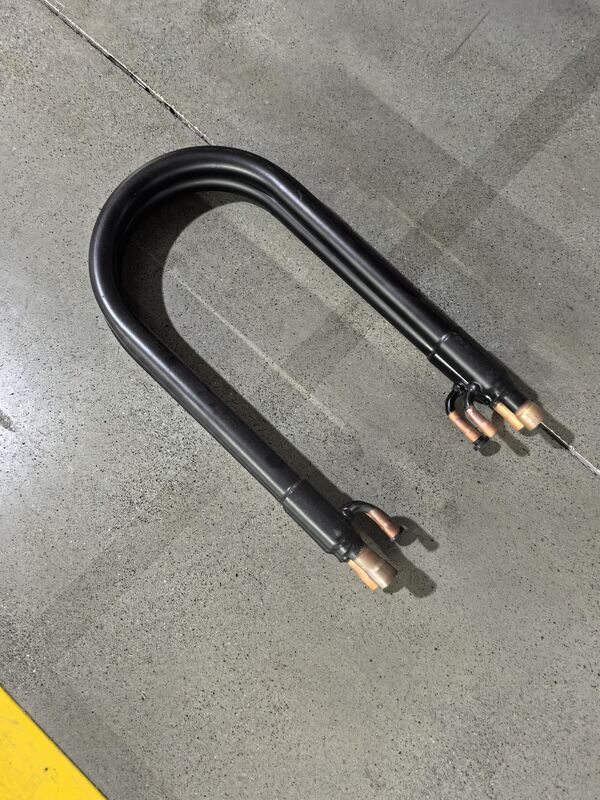 Scambiatore di calore coassiale di 140 mm di larghezza con costruzione a torsione a spirale e lunghezza del tubo di 3 ~ 20 m per una gestione termica efficiente
