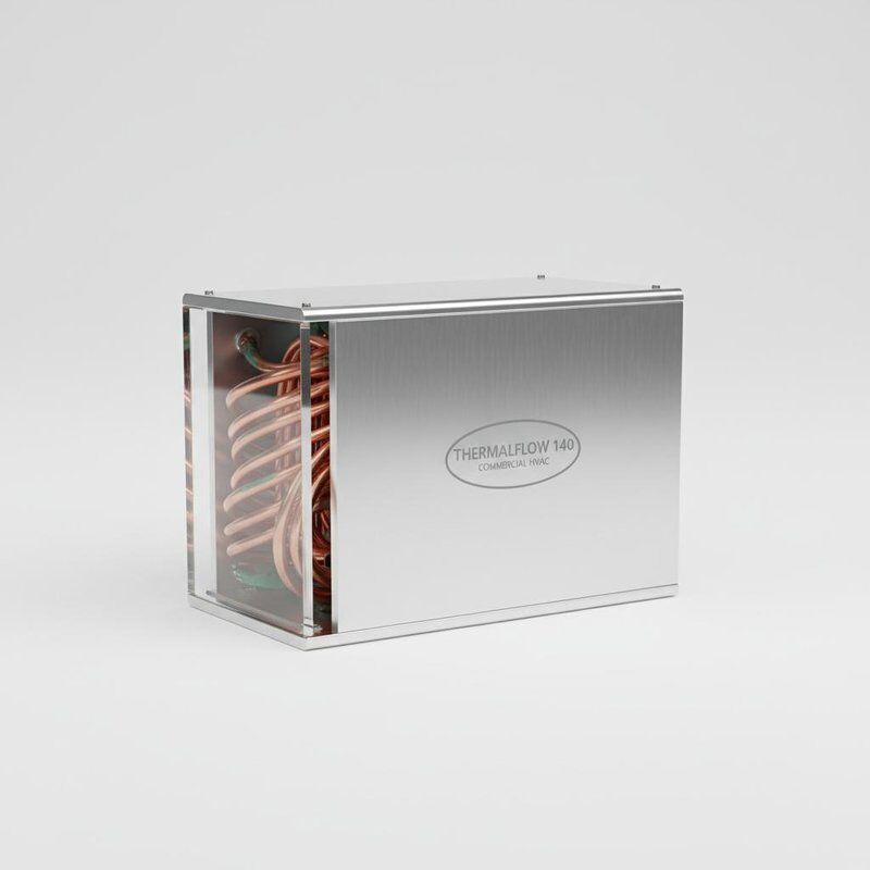 Scambiatore di calore coassiale di 140 mm di larghezza con costruzione a torsione a spirale e lunghezza del tubo di 3 ~ 20 m per una gestione termica efficiente