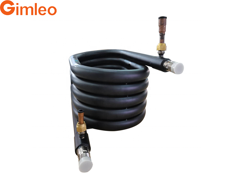 Scambiatore di calore tubo-in-tubo compatto ad alta efficienza GY0135C per applicazioni industriali HVAC e refrigerazione Pompe di calore