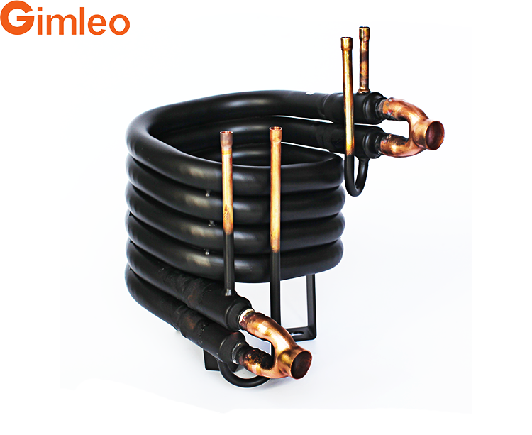 Scambiatore di calore tubo-in-tubo compatto ad alta efficienza GY0135C per applicazioni industriali HVAC e refrigerazione Pompe di calore