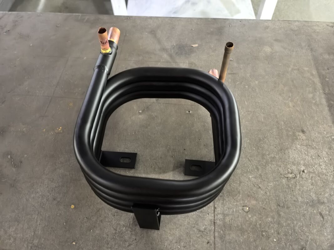 Scambiatore di calore tubolare per pompa di calore per piscina progettato con spessore della camera interna di 0,6 mm, intervallo di temperatura lato acqua da meno 30°C a 90°C e trasferimento di calore