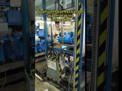 Scambiatore di calore in titanio  perdita d'acqua  ispezione