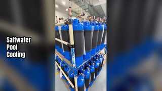 Scambiatore di calore per acqua salata per piscine